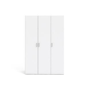 TVILUM space garderobeskab - hvidt tr, 3 lger