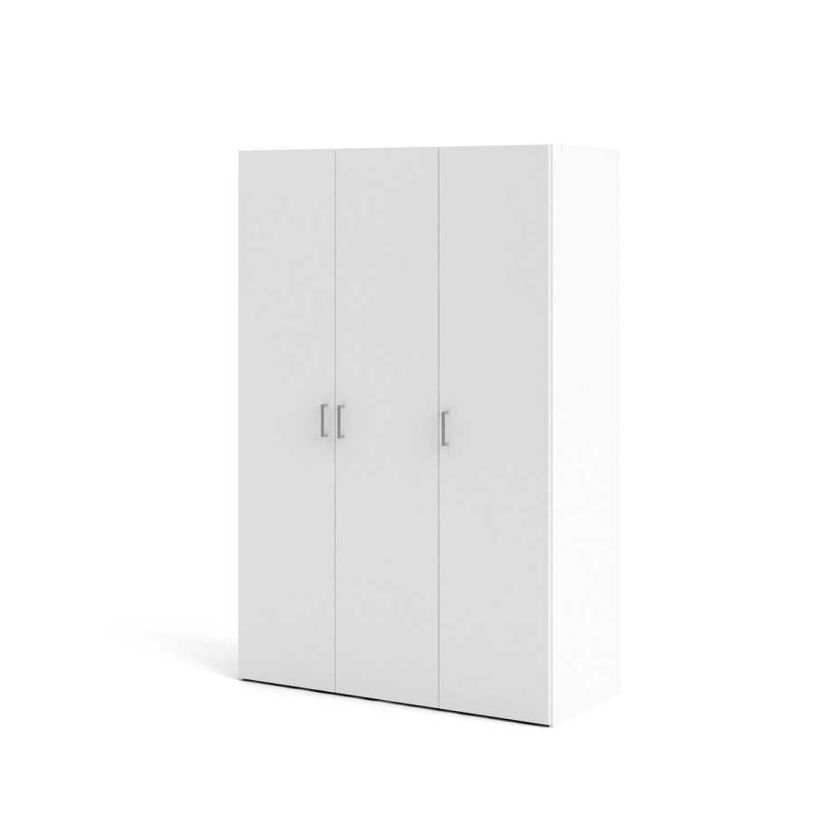 
TVILUM space garderobeskab - hvidt træ, 3 låger
