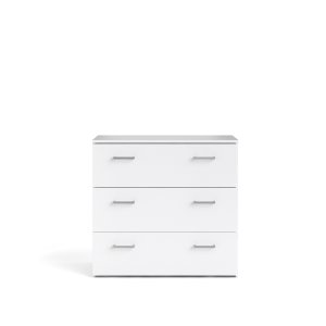 TVILUM space kommode - hvid laminat, 3 skuffer