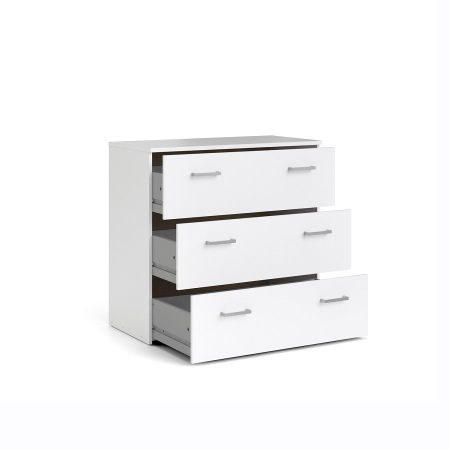 
TVILUM space kommode - hvid laminat, 3 skuffer
