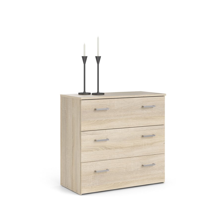 
TVILUM Space kommode - egestruktur, 3 skuffer
