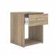 
TVILUM Space natbord - egestruktur, 1 skuffe og 1 rum

