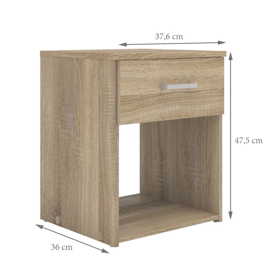 
TVILUM Space natbord - egestruktur, 1 skuffe og 1 rum
