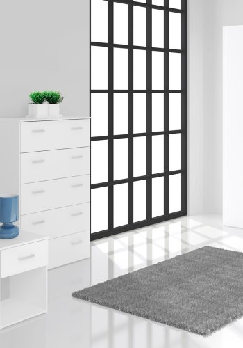 
TVILUM space kommode - hvidt træ, med 5 skuffer
