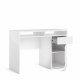 TVILUM Function Plus Schreibtisch, m. 1 Tür, 2 Fächern und 1 Schublade - weiße Folie und Kunststoff (110,2x48,2)