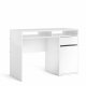 TVILUM Function Plus Schreibtisch, m. 1 Tür, 2 Fächern und 1 Schublade - weiße Folie und Kunststoff (110,2x48,2)