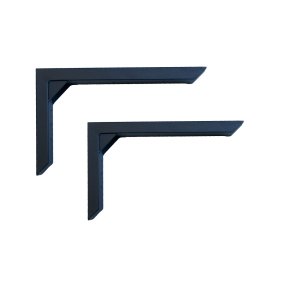 HOUSE OF SANDER vgbeslag til skrivebordsplade - sort stl (st af 2)