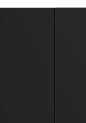 TVILUM Pepe garderobeskab, m. 3 lger - sort folie