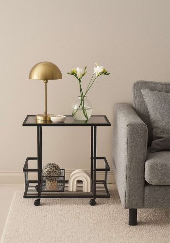 NORDVÄRK Fuji - sort, rgfarvet sidebord