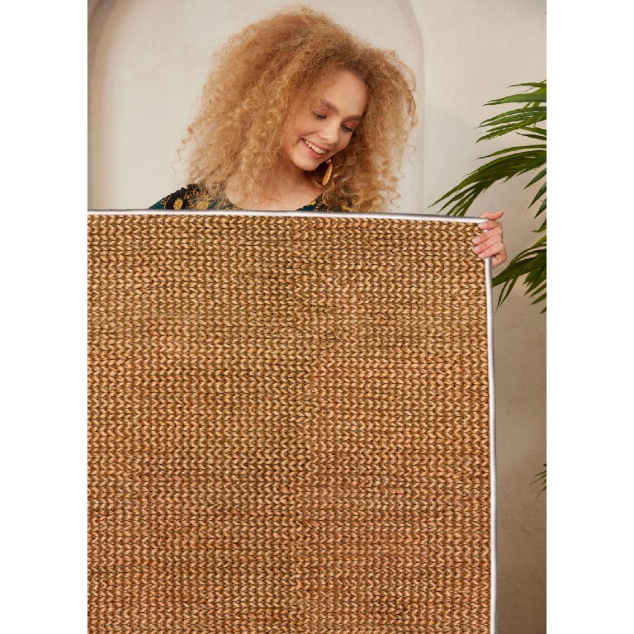 TEPPI WOOSONIL058 gulvtppe m. mnster, rektangulr - multifarvet bomuld (50x80)