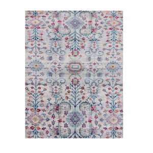 TEPPI WOOSONIL107 mnstret teppe, rektangulrt - flerfarget bomull (160x230)