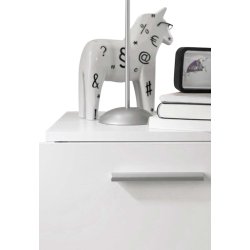 Pepe kommode - hvidt tr, m. 4 skuffer