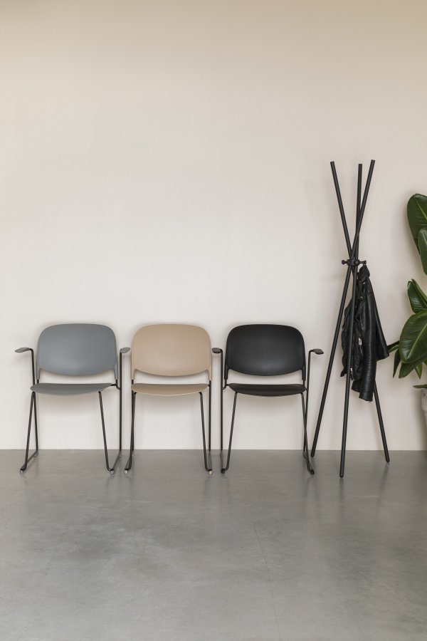 WHITE LABEL LIVING Darwin silent butler - svart stl