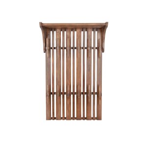 DUTCHBONE Jakub hattehylde, m. knager - valnddefarvet mangotr