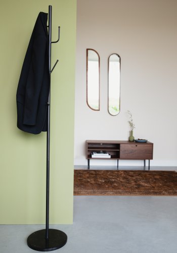 WHITE LABEL LIVING Twiggy fotskammel - svart jern