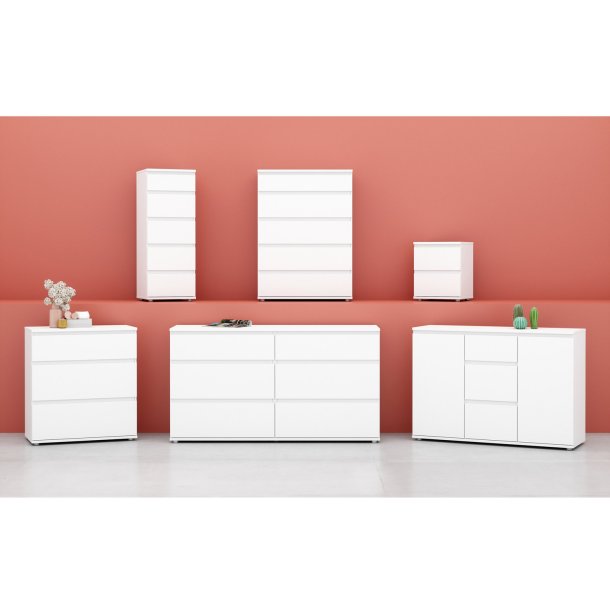 Nova  Kommode - Hvid komposittr, (84x40)