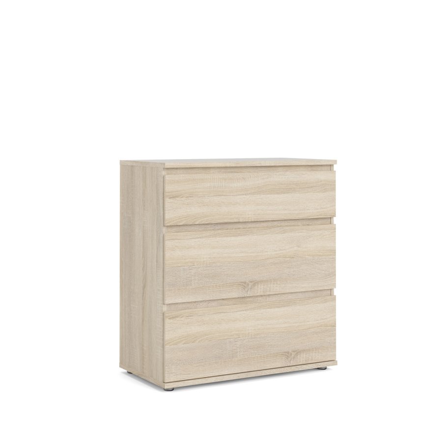 TVILUM Nova Kommode - Naturfarbenes Verbundholz, Eichenstruktur, (84x40)