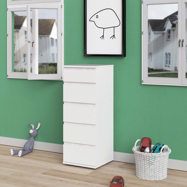 Nova  Kommode - Hvid komposittr, (107x40)