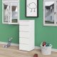 TVILUM Nova  Kommode – Weißes Verbundholz, (107 x 40)