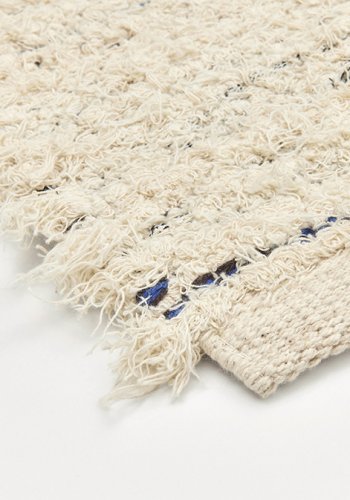 BROSTE COPENHAGEN Smilla teppe, rektangulrt - off white bomull (200x300)