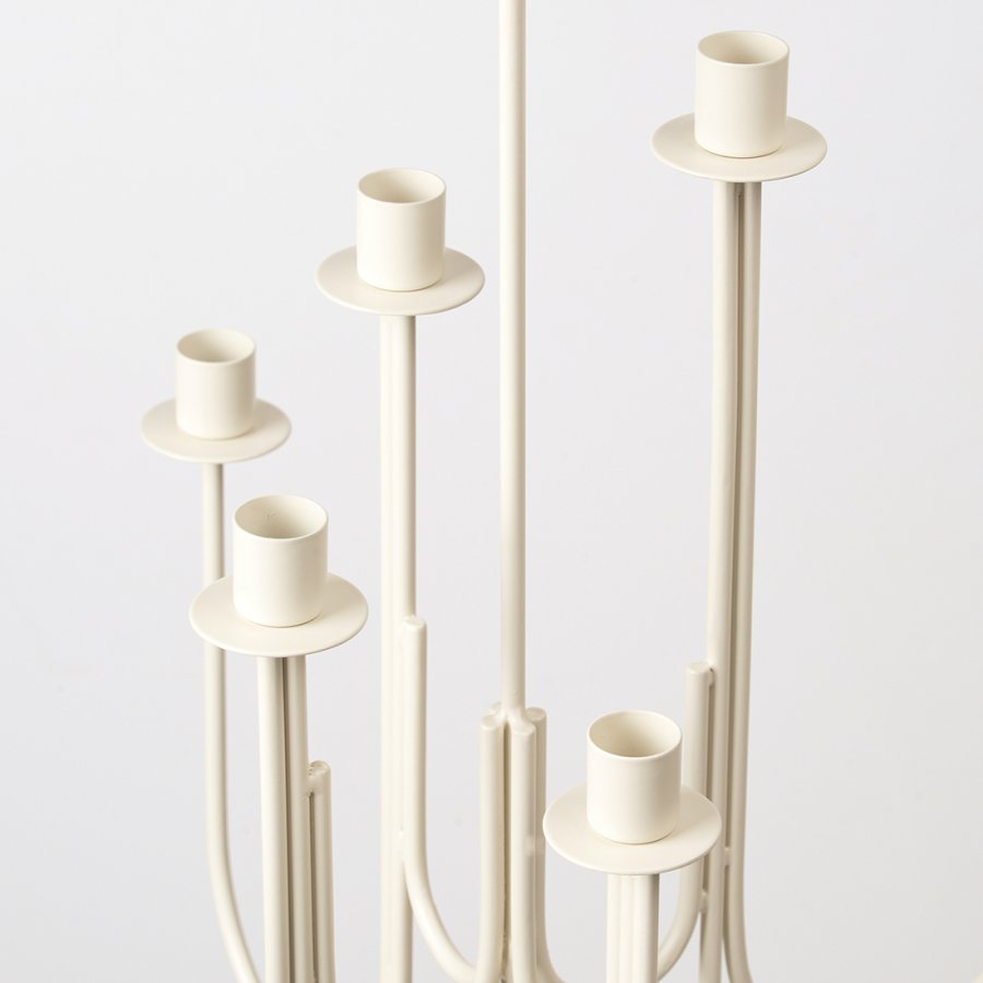 BROSTE COPENHAGEN Farri lysestake - varmt lys grtt jern