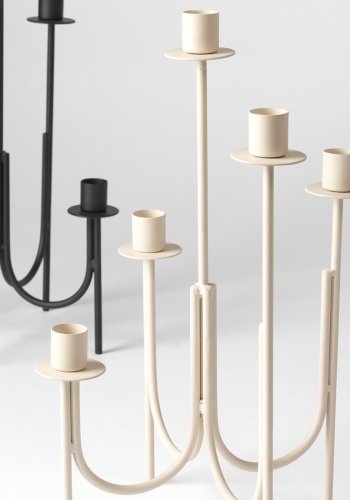 BROSTE COPENHAGEN Farri lysestake - sort jern