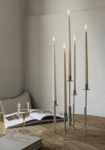 BROSTE COPENHAGEN Farri lysestake - sort jern