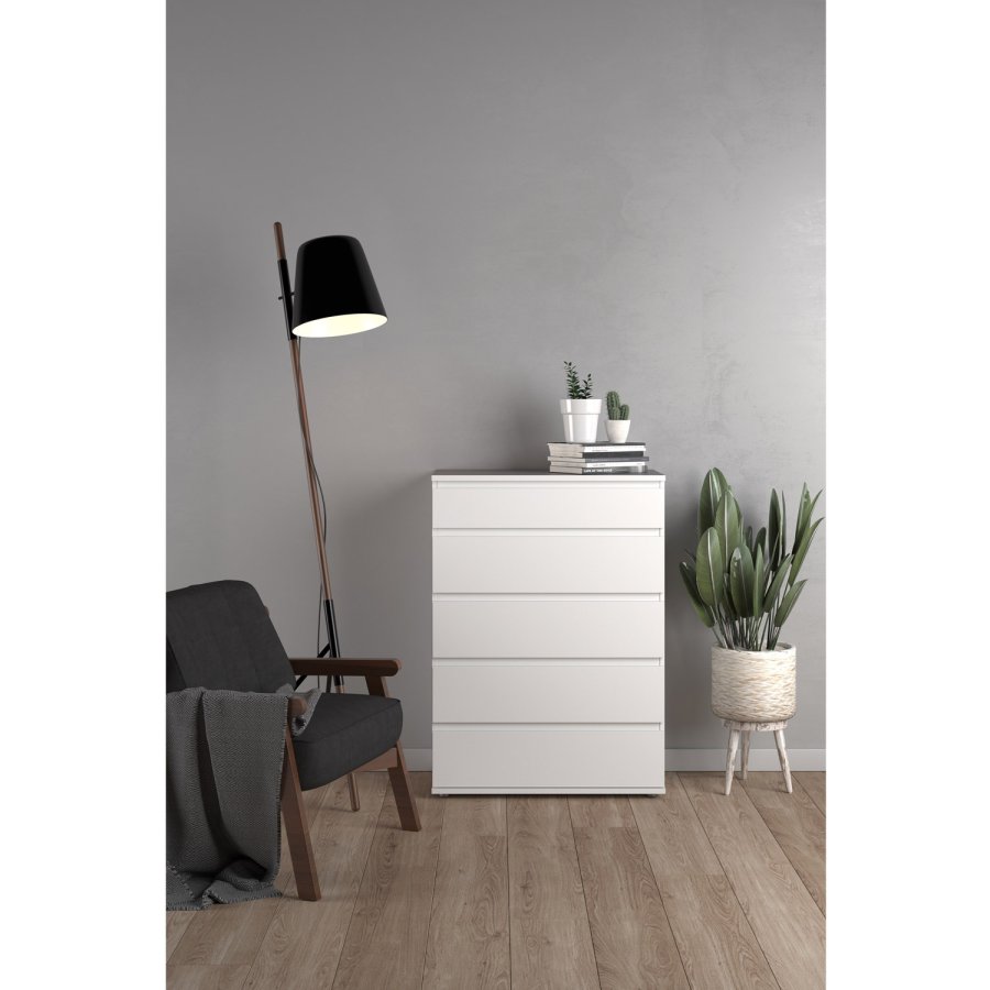 TVILUM Nova kommode ? hvit kompositttre, (107x76)