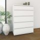 TVILUM Nova kommode ? hvit kompositttre, (107x76)