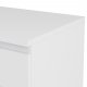 TVILUM Nova kommode ? hvit kompositttre, (107x76)