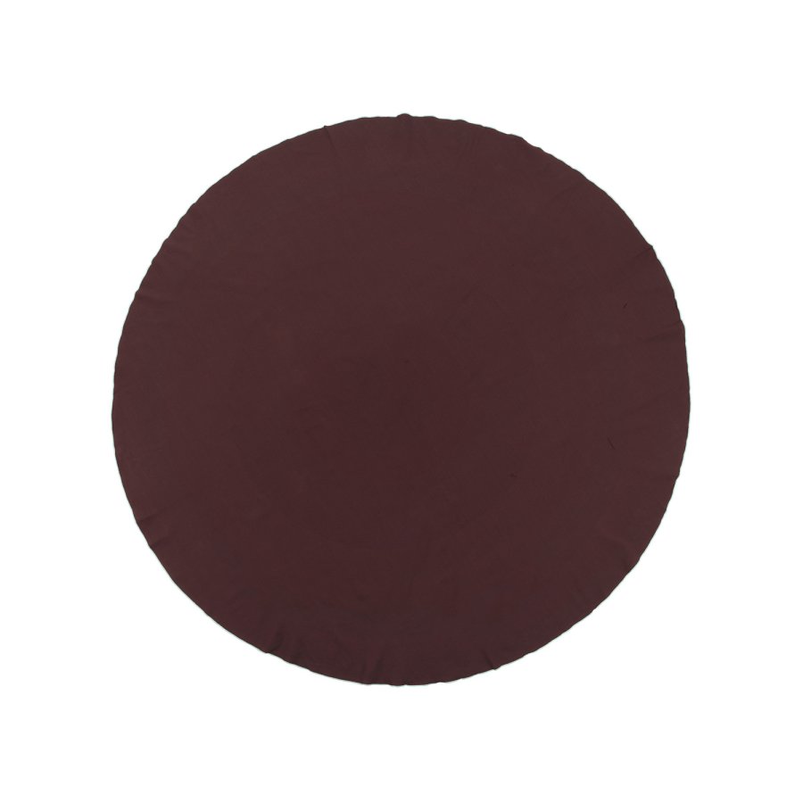 BROSTE COPENHAGEN Wilhelmina Tischdecke, rund – braune Baumwolle (200)