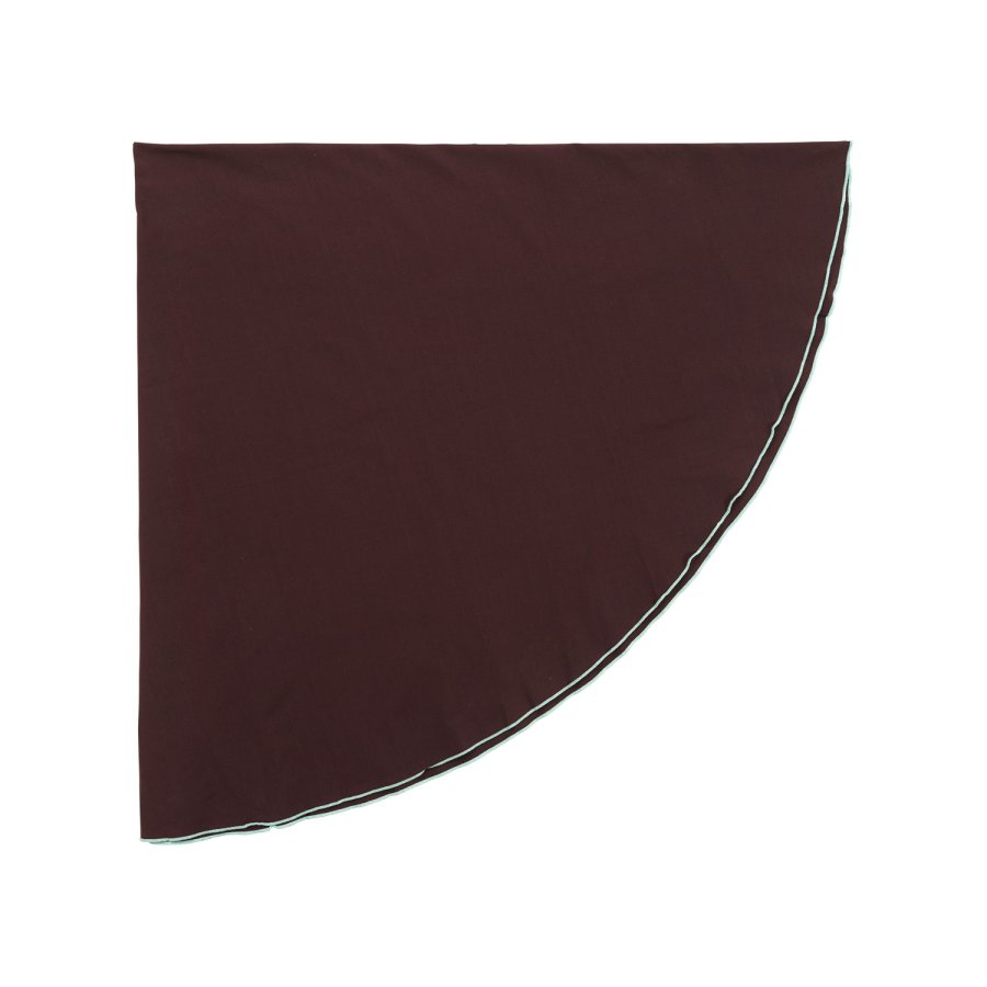 BROSTE COPENHAGEN Wilhelmina Tischdecke, rund – braune Baumwolle (200)