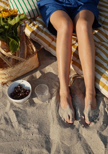 BROSTE COPENHAGEN STRAND TEPPE 'FRANCA' BOMULL