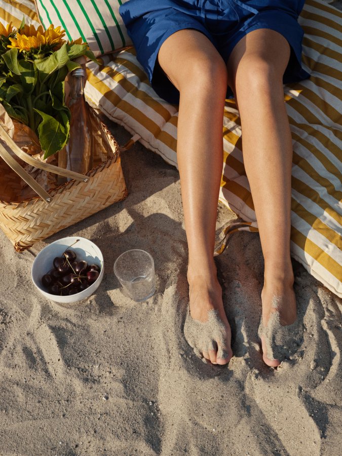 BROSTE COPENHAGEN STRAND TEPPE 'FRANCA' BOMULL