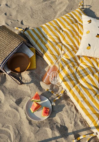 BROSTE COPENHAGEN STRAND TEPPE 'FRANCA' BOMULL