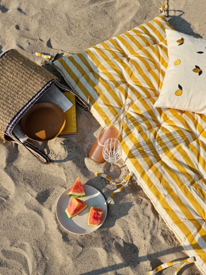 BROSTE COPENHAGEN STRAND TEPPE 'FRANCA' BOMULL