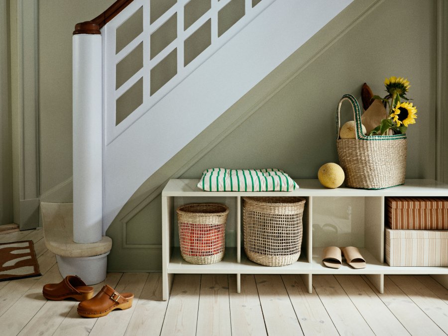 BROSTE COPENHAGEN Franca utendrs sittepute, rektangulr - hst gullbomull (44x42)