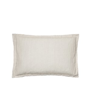 BROSTE COPENHAGEN Linn pudebetrk, rektangulr - dove gr bomuld/hr (40x60)