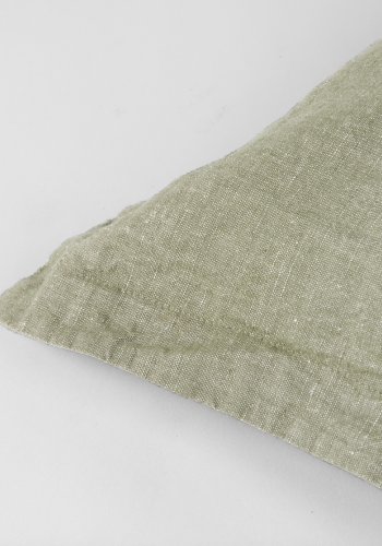 BROSTE COPENHAGEN Linn putetrekk, rektangulrt - druebladgrnn bomull/lin (40x60)