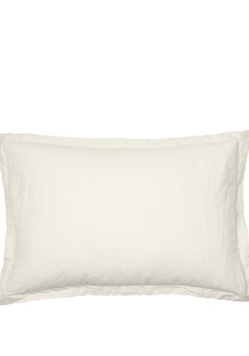 BROSTE COPENHAGEN Linn Kissenbezug, rechteckig – Burgbeige Baumwolle/Leinen (40x60)