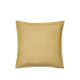 BROSTE COPENHAGEN Linn Kissenbezug, quadratisch – mattgoldene Baumwolle/Leinen (50 x 50)