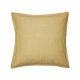 BROSTE COPENHAGEN Linn Kissenbezug, quadratisch – mattgoldene Baumwolle/Leinen (60 x 60)