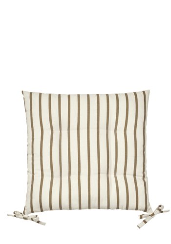 BROSTE COPENHAGEN Franca utendrs sittepute, rektangulr - kengurubrun bomull (44x42)