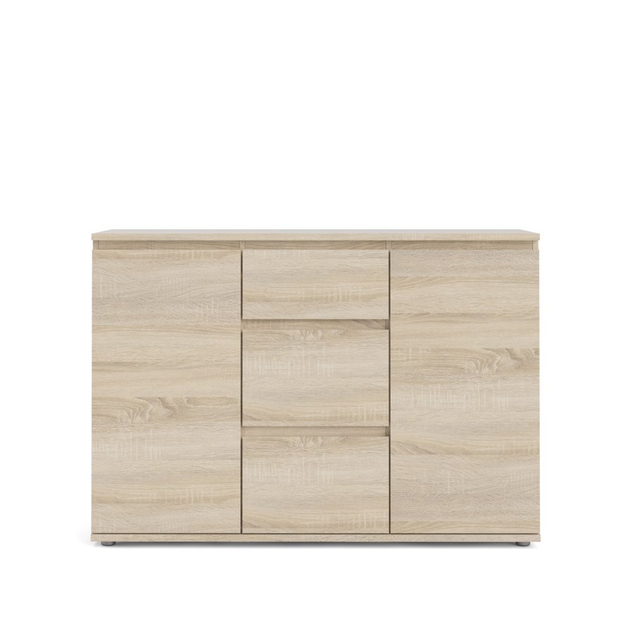 TVILUM Nova Sideboard - Naturfarbenes Verbundholz, Eichenstruktur, (84x40)