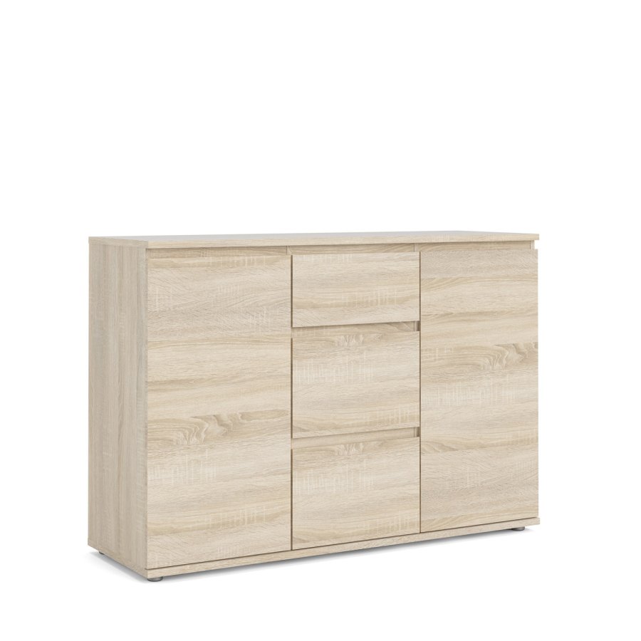 TVILUM Nova Sideboard - Naturfarbenes Verbundholz, Eichenstruktur, (84x40)