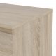 TVILUM Nova Sideboard - Naturfarbenes Verbundholz, Eichenstruktur, (84x40)