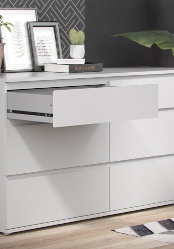 TVILUM Nova  Kommode  Weies Verbundholz, (84 x 50)