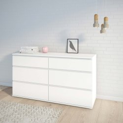 Nova  Kommode - Hvid Komposittr, (84x50)