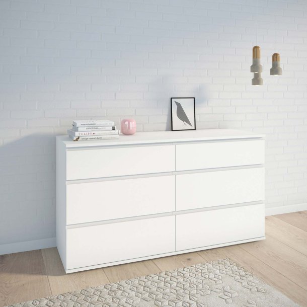 Nova  Kommode - Hvid Komposittr, (84x50)