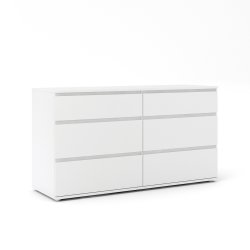 Nova  Kommode - Hvid Komposittr, (84x50)